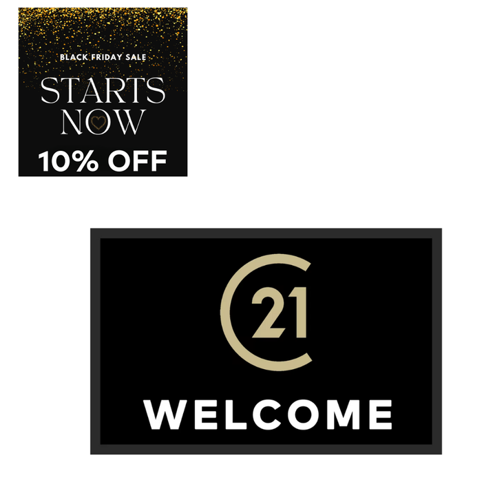 C21 WELCOME Door Mat – Make a Strong First Impression