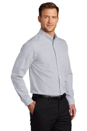 Port Authority Gingham Easy Care Shirt - C21 Logo