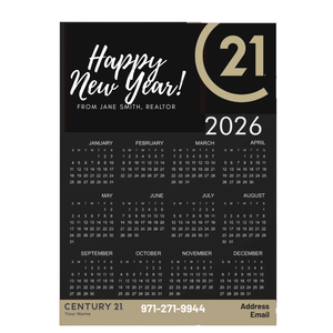 2026 Calendar Fridge Magnet - Personalized