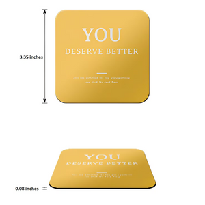 Metallic Gold Coaster - Personalized with Free Shipping NEW