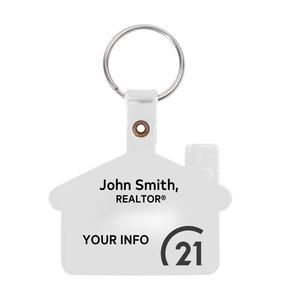 PVC House Shape Keychain - Personalized