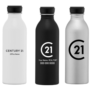 Rio 18oz Single Wall Aluminium Bottle - Personalised with FREE SHIPPING