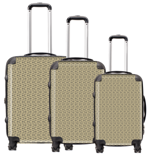 C21 Pattern Luggage - Set of 3