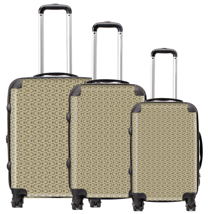 C21 Pattern Luggage - Set of 3