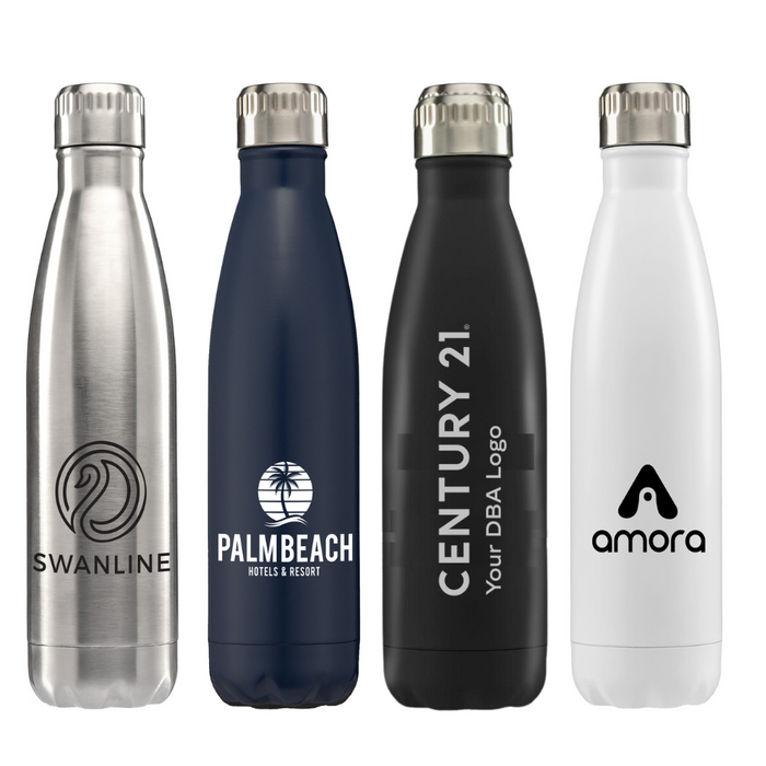 Ibiza Double Wall Stainless Bottle - Your Logo/Name