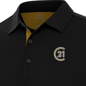 GENERATION ERA Black/Midas Gold Polo - NEW