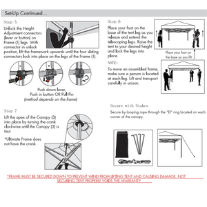 Gazebo Tent - 10ft x 10ft