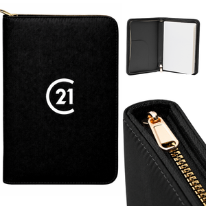 Realtor A5 Padfolio - Gold Hardware