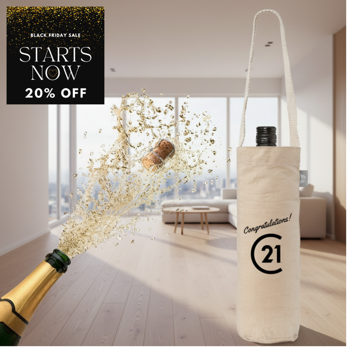 C21 Congratulations Wine Bag
