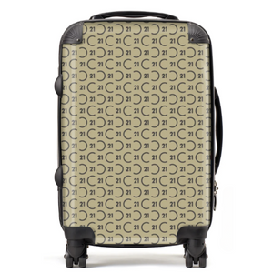 C21 Pattern Luggage - Set of 2 (Cabin and Medium)