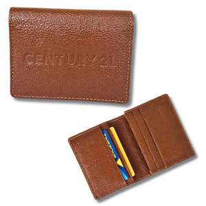 CENTURY 21 Genuine Leather Card Wallet - NEW