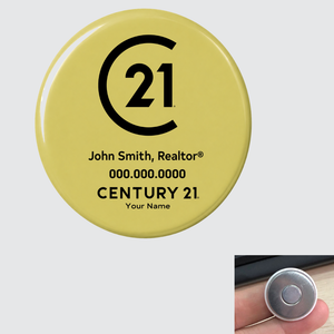 Magnet Button Badge 1 3/4" D | Personalized