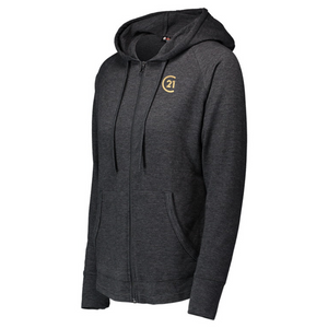 Cashmere Full Zip Hooded Sweatshirt