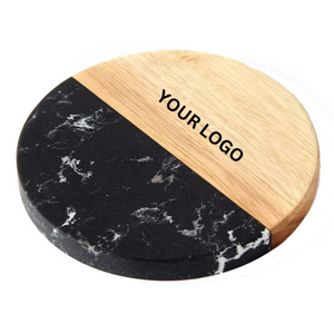 Black Marble Coaster - Personalized with Free Shipping