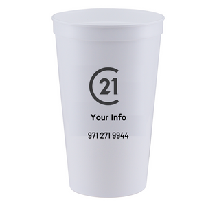 Touch Down Stadium Cup/Tumbler, 22oz - Personalized