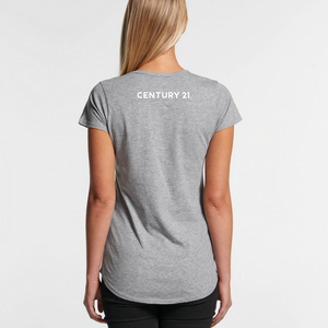 Mali Square Logo Tee - Athletic Grey