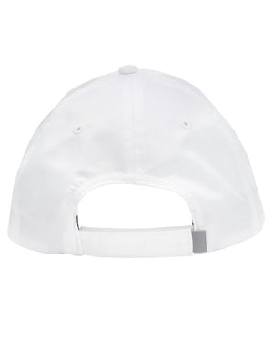 White 3D Seal Hat with Reflective Sandwich