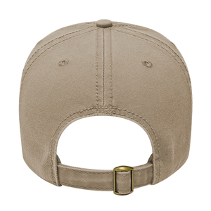 Relaxed Khaki Chino Golf Cap - Personalized