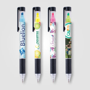 Duplex Ballpoint + Highlighter Pen - Personalized