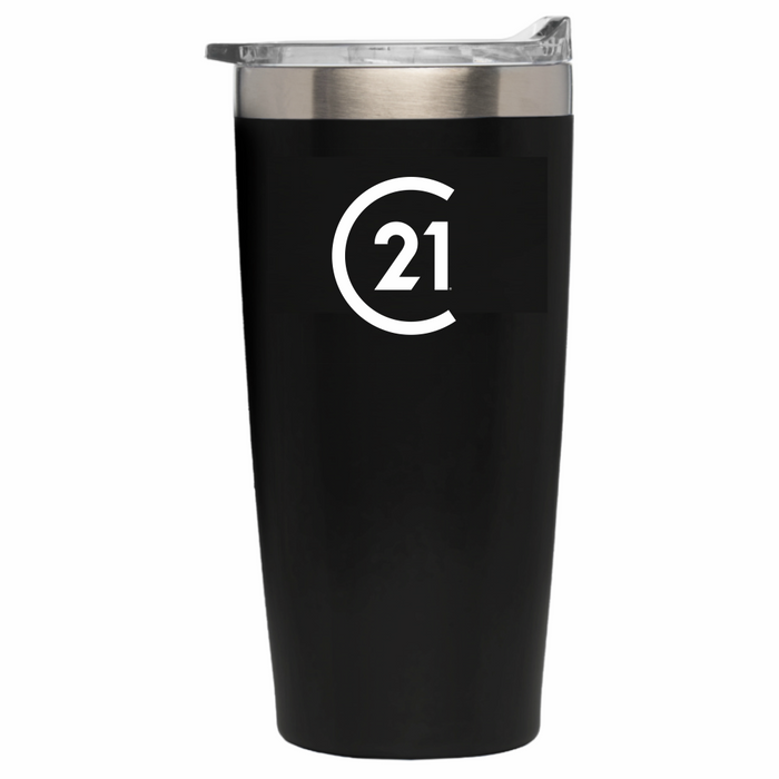 16oz Stainless Steel Vacuum Tumbler - Black