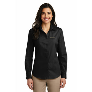 DBA Ladies Long Sleeve Carefree Poplin Shirt - Century 21 Promo Shop USA