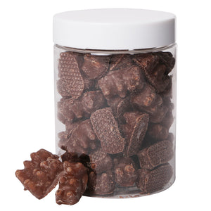 Milk Chocolate Dipped Gummy Bears - Your Logo