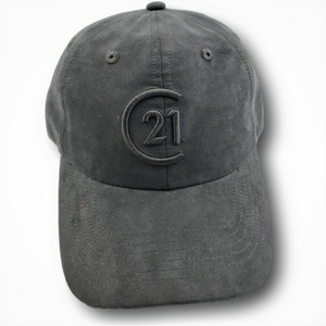 Seal Grey Suede Hat