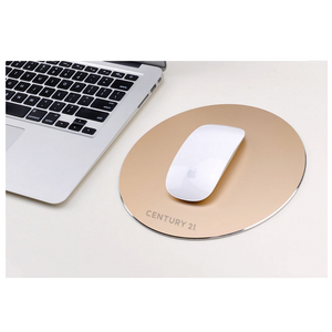 Wordmark Gold Aluminium Mouse Pad