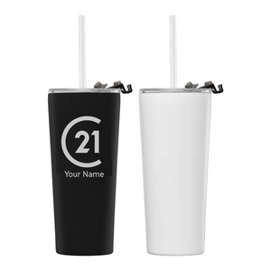 Excalibur 22oz Tumbler with Straw - Your Logo/Name