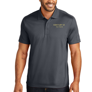 DBA Embroidery - Mens Obsessed Diamond Jacquard Polo