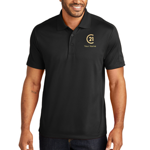 DBA Embroidery - Mens Obsessed Diamond Jacquard Polo