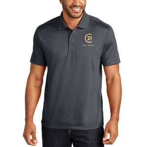 DBA Embroidery - Mens Obsessed Diamond Jacquard Polo