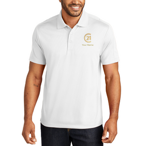 DBA Embroidery - Mens Obsessed Diamond Jacquard Polo