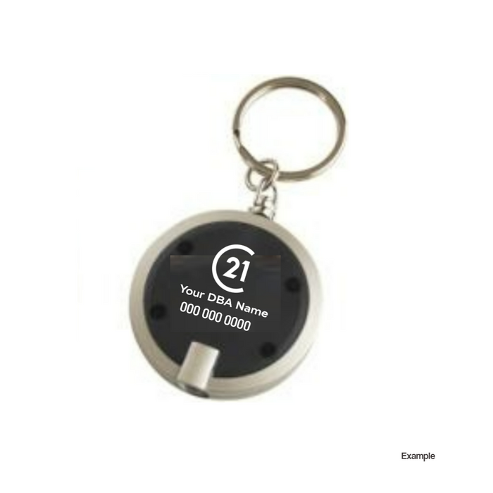 DBA Round LED Keyring